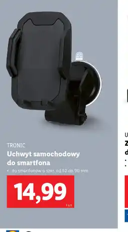 Lidl Uchwyt samochodowy do smartfona Tronic oferta