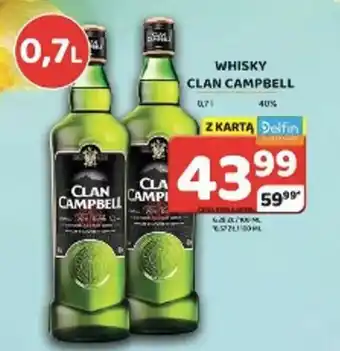 Delfin Whisky clan campbell oferta