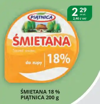 Eurocash Cash & Carry Śmietana 18% piątnica oferta