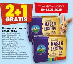 Twój Market Masło ekstra Łowickie 82% tł. oferta