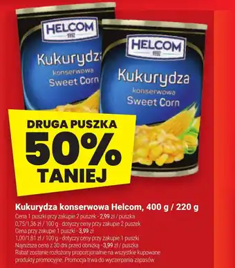 Twój Market Kukurydza konserwowa Helcom oferta