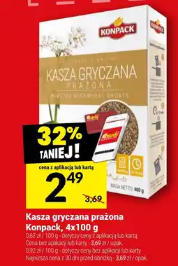 Twój Market Kasza gryczana prażona Konpack oferta