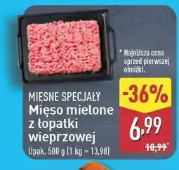 ALDI Mięso mielone z łopatki Mięsne Specjały Zawsze Świeże (Aldi) oferta
