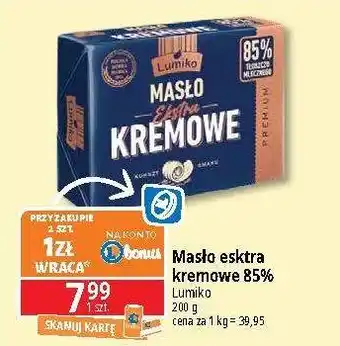 E.Leclerc Masło ekstra kremowe Lumiko oferta