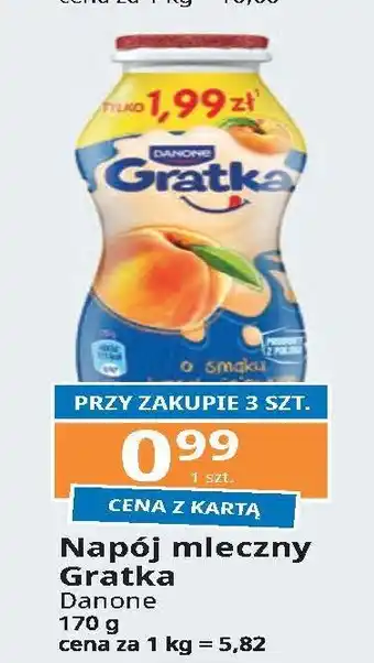 E.Leclerc Napój mleczny brzoswkiniowy Danone Gratka oferta