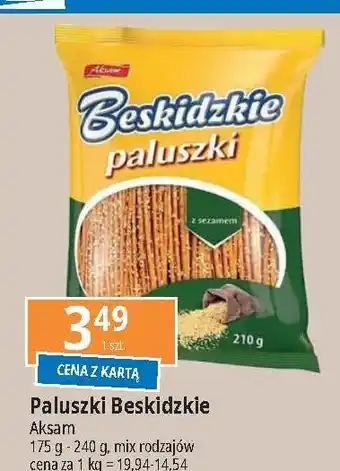 E.Leclerc Paluszki z sezamem Aksam Beskidzkie oferta