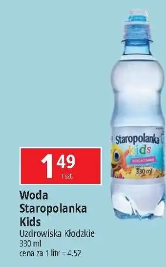 E.Leclerc Woda niegazowana Staropolanka Kids oferta