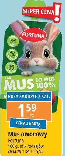 E.Leclerc Mus jabłko Fortuna oferta