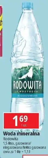 E.Leclerc Woda delikatnie gazowana Rodowita Z Roztocza oferta