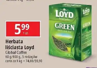 E.Leclerc Herbata zielona Loyd Tea oferta