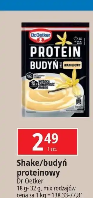 E.Leclerc Budyń proteinowy waniliowy Dr. Oetker oferta