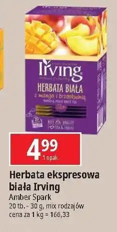 E.Leclerc Herbata biała z mango i brzoskwinią Irving oferta