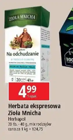 E.Leclerc Herbatka na odchudzanie Big-Active Zioła Mnicha oferta