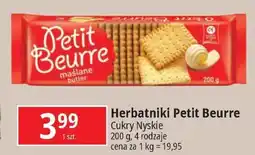 E.Leclerc Herbatniki petit beurre maślane Cukry Nyskie oferta