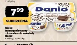 Netto Serek z kawałkami czekolady Danone Danio oferta