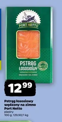 Netto Pstrąg łososiowy wędzony plastry Port Netto oferta