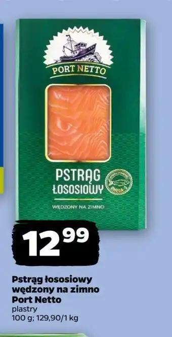 Netto Pstrąg łososiowy wędzony plastry Port Netto oferta