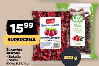 Netto Żurawina suszona Bakal oferta