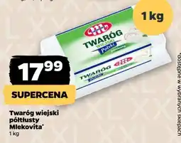 Netto Twaróg wiejski półtłusty Mlekovita oferta