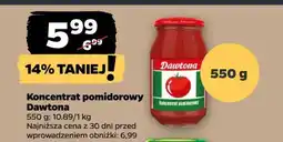 Netto Koncentrat pomidorowy Dawtona oferta