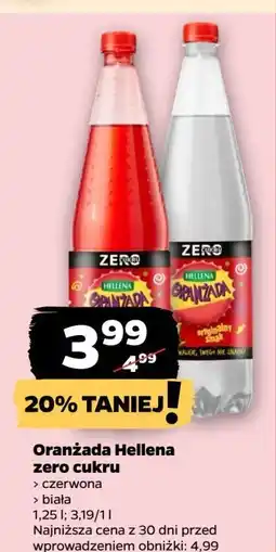 Netto Oranżada biała zero Hellena oferta