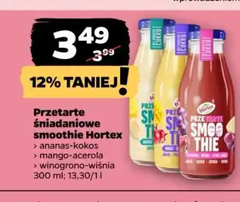 Netto Sok winogrono-wiśnia Hortex Przetarte oferta