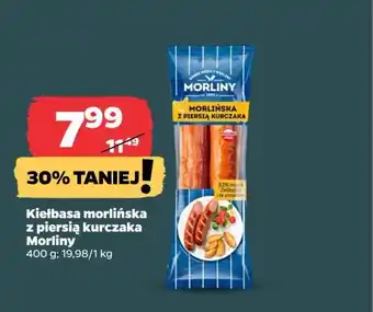 Netto Kiełbasa morlińska z piersią kurczaka Morliny oferta