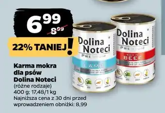 Netto Karma dla psów bogata w wołowinę Dolina Noteci Premium oferta