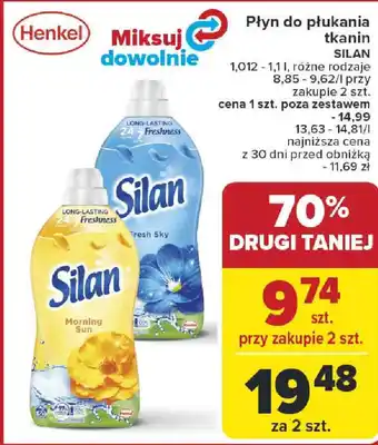 Carrefour Płyn do płukania tkanin SILAN oferta