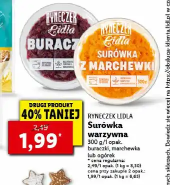 Lidl Buraczki 1 SZT 300 G oferta