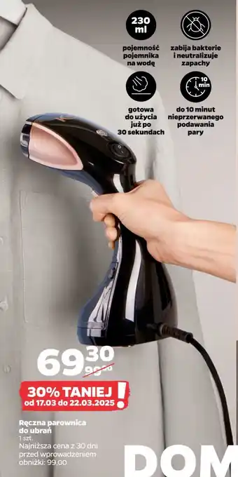 Netto Parownica do ubrań oferta