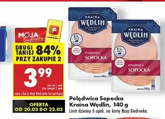 Biedronka Polędwica sopocka Kraina Wędlin oferta