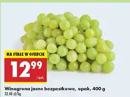 Biedronka Winogrona jasne bezpestkowe oferta