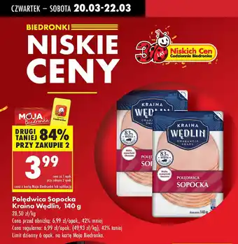 Biedronka Polędwica sopocka Kraina Wędlin oferta