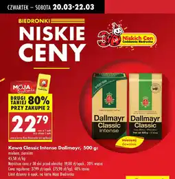 Biedronka Kawa Dallmayr Classic oferta