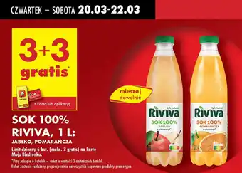 Biedronka Sok pomarańczowy Riviva oferta