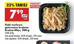 Biedronka Flaki wołowe gotowane krojone Kraina Mięs oferta