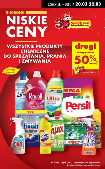 Biedronka Kapsułki do prania mountain spring Ariel All In 1 oferta