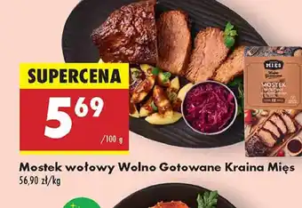 Biedronka Mostek wołowy wolno gotowany Kraina Mięs oferta