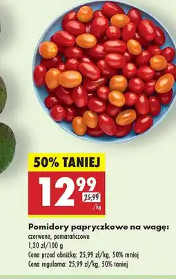 Biedronka Pomidory papryczkowe pomarańczowe oferta
