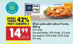 Biedronka Złote paluszki rybne z fileta Frosta oferta