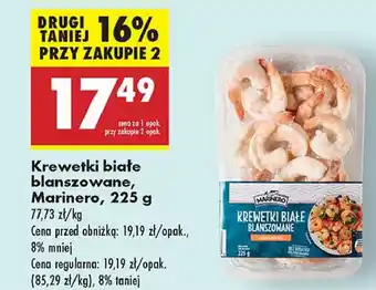 Biedronka Krewetki białe blanszowane Marinero oferta