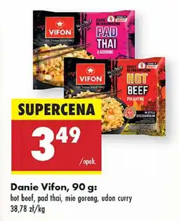 Biedronka Danie udon curry Vifon oferta