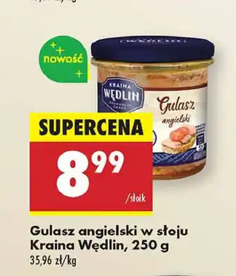 Biedronka Gulasz angielski Kraina Wędlin oferta