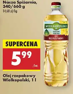 Biedronka Olej Wielkopolski Rzepakowy oferta