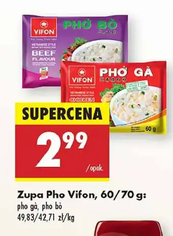 Biedronka Zupa pho bo Vifon oferta