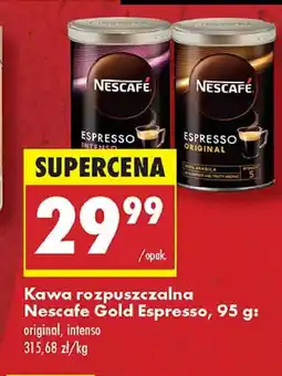 Biedronka Kawa Nescafe Gold Espresso Original oferta