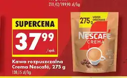 Biedronka Kawa Nescafe Crema oferta