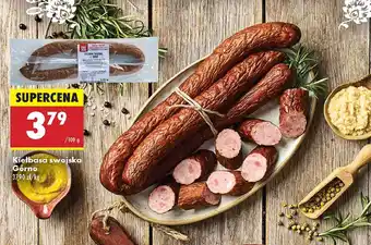 Biedronka Kiełbasa swojska Smak Górno oferta