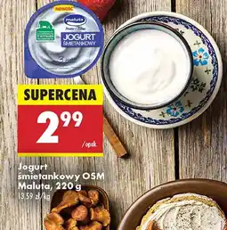 Biedronka Jogurt śmietankowy Maluta oferta